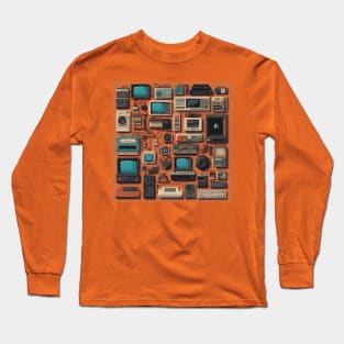 vintage technology Long Sleeve T-Shirt